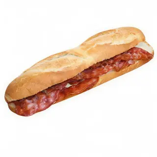Bocadillo Caliente De Beicon  (Barra)
