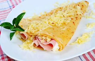 Crêpe Carbonara