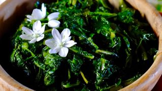 LE ERBETTE DI CAMPO BIO  SALTATE CON OLIO E PEPERONCINO