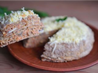 Печінковий торт з плавленим сиром (850g)