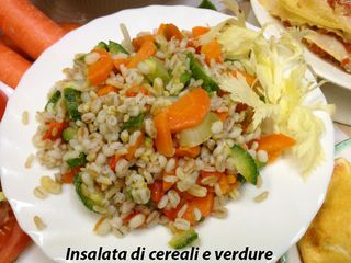 Insalatina di cereali e verdure