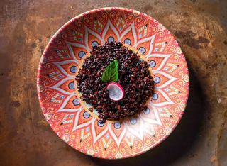 Черен ориз на пара (200г)