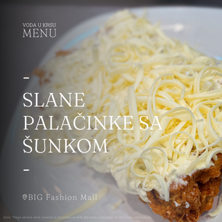 Slane palačinke sa šunkom