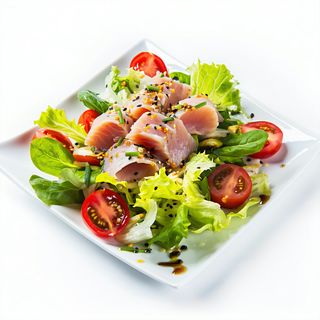 Ensalada De Tomate Y Atún