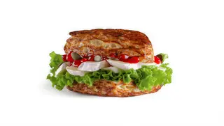 Bułka francuska z serem camembert