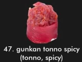 Gunkan tonno spicy