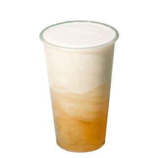 Peach oolong fresh milk tea