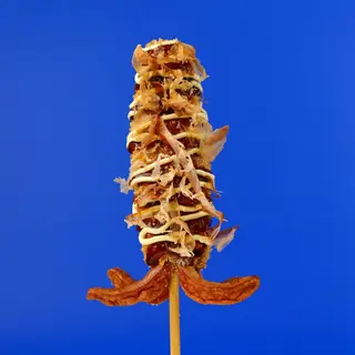Corn dog takoyaki dog