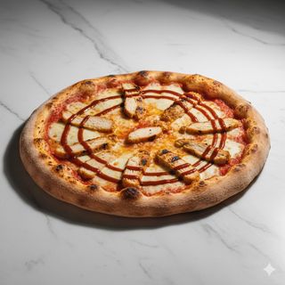 Pizza kebab de pollo (32 cm.)