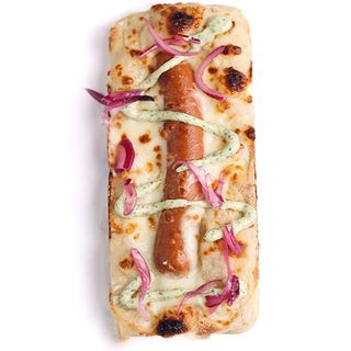 Хот дог часниковий.