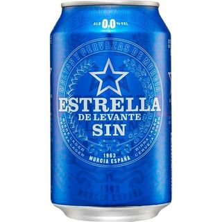 Cerveza estrella Levante Sin 33 cl