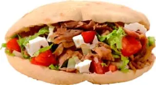 Kebab con queso