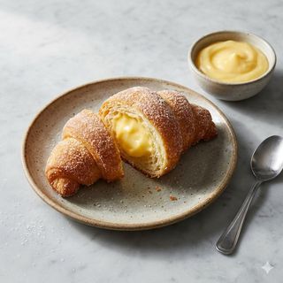 Cornetto fritto crema