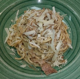 Spaghetti Carbonara y Trufa