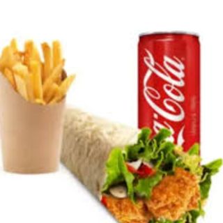 Crispy piadine falafel menu 