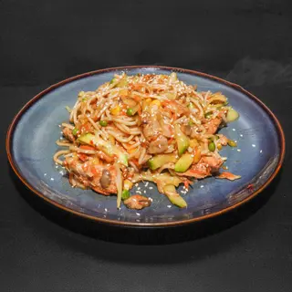 Wok piletina riža