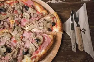 Pizza Romana Jamón Cocido (Grande)
