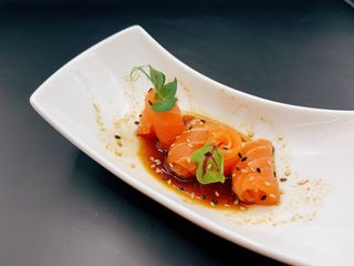 272. Carpaccio salmone - 4 pezzi