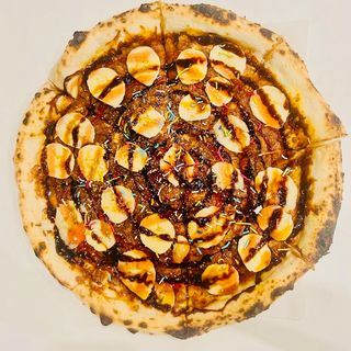 Pizza cu ciocolata cu banane Ø32cm