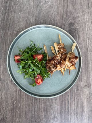 Курячий шашличок з соусом теріякі