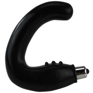 Estimulador Prostático Vibrador 1 Ritmo Negro