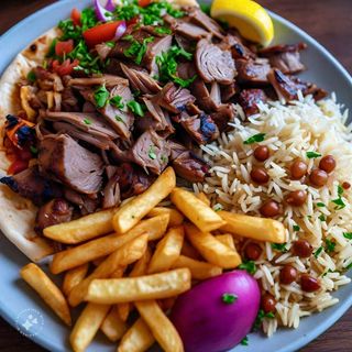 Arroz Con carne (Pollo, Ternera O Mixta) Menú