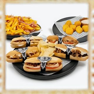 1 Rueda de Montaditos Clássicos + 2 Aperitivos