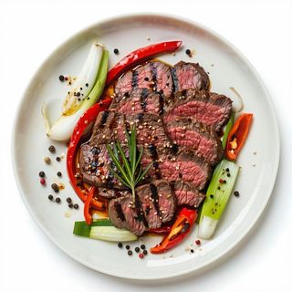 032. Manzo fresco ai ferri con pepe nero