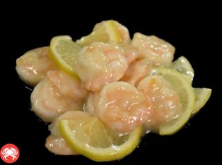 136. Gamberi con limone