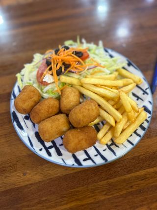 Croquetas de pollo o jamón 