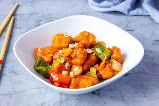 121. Pollo Frito Con Almendras