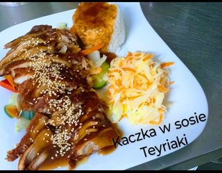 Kaczka w sosie teriyaki