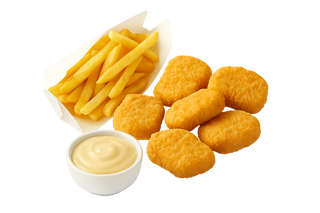 6 Nuggets + cartofi + sos