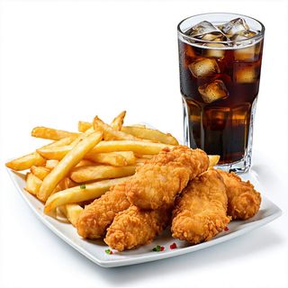 Menú Tiras De Pollo