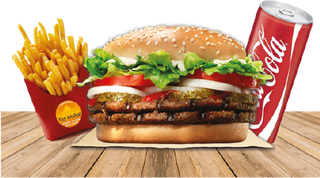 6 Double cheese burger