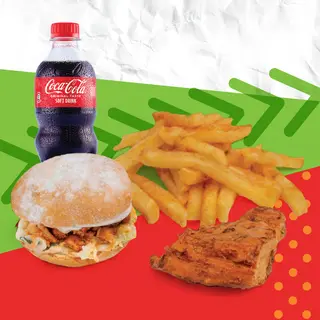 Grill and Pulled Box With Soda