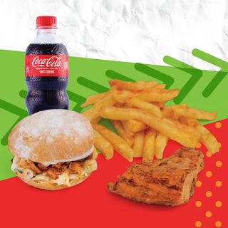 Grill and Pulled Box With Soda