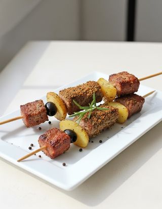 Brochette De Travers De Porc