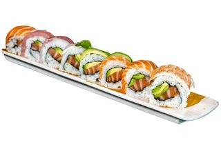 100.  Rainbown roll 4pz