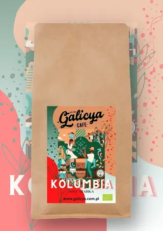 Kolumbia kawa ziarnista (ekologiczna) 250g