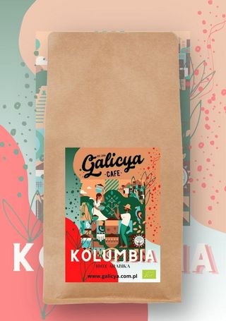 Kolumbia kawa ziarnista (ekologiczna) 250g