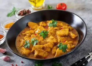 Pollo Al Curry Estilo Tailandés