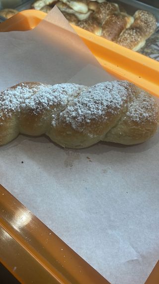 Bomboloni a forno treccina zucchero