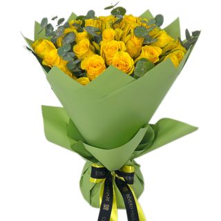 Bouquet di rose gialle