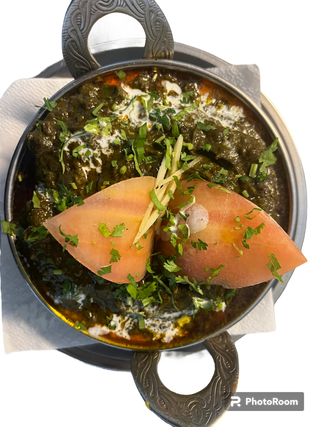 27.Chicken saag(a bit spicy)