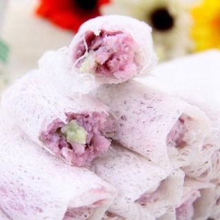 Rollito rellenos de ñame morada (4und)