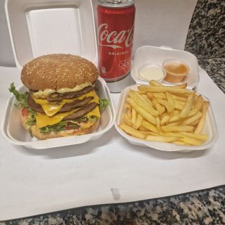 MENU MAXI CHEESE BURGER