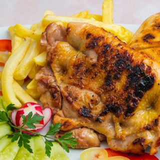 Punjeni pileći batak - porcija