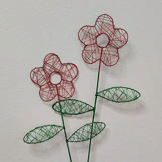 Flor de alambre