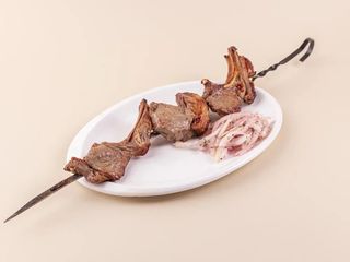 Шашлык из бараньих ребер (250 гр., вес указан в сыром виде)